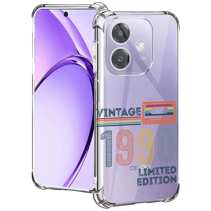 BestCase® Husa Anti Shock Pentru OPPO A40 / A40M, Limited Edition 1990 - Vintage Tape, 1946018 AS 1986