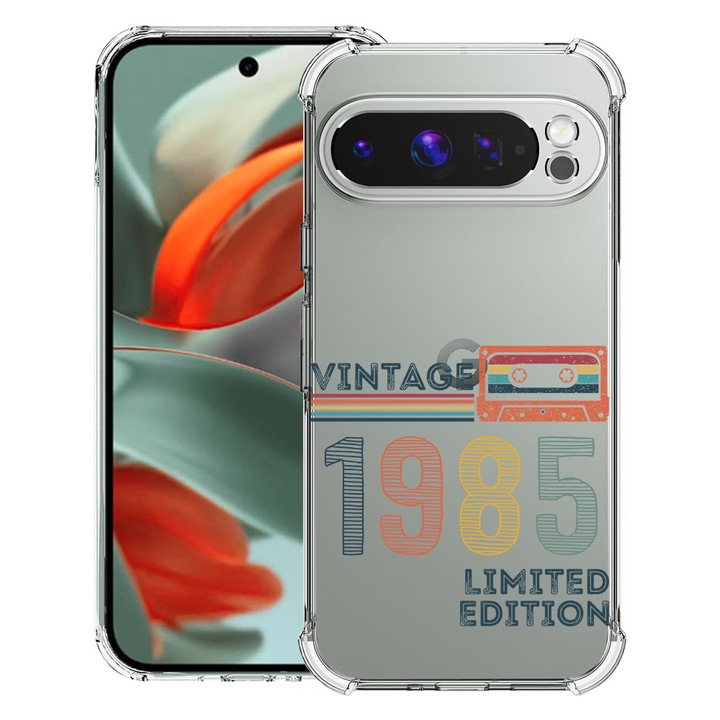 BestCase® Husa Anti Shock Pentru Google Pixel 9 Pro, Limited Edition 1985 - Vintage Tape, 1828622 AS 1981