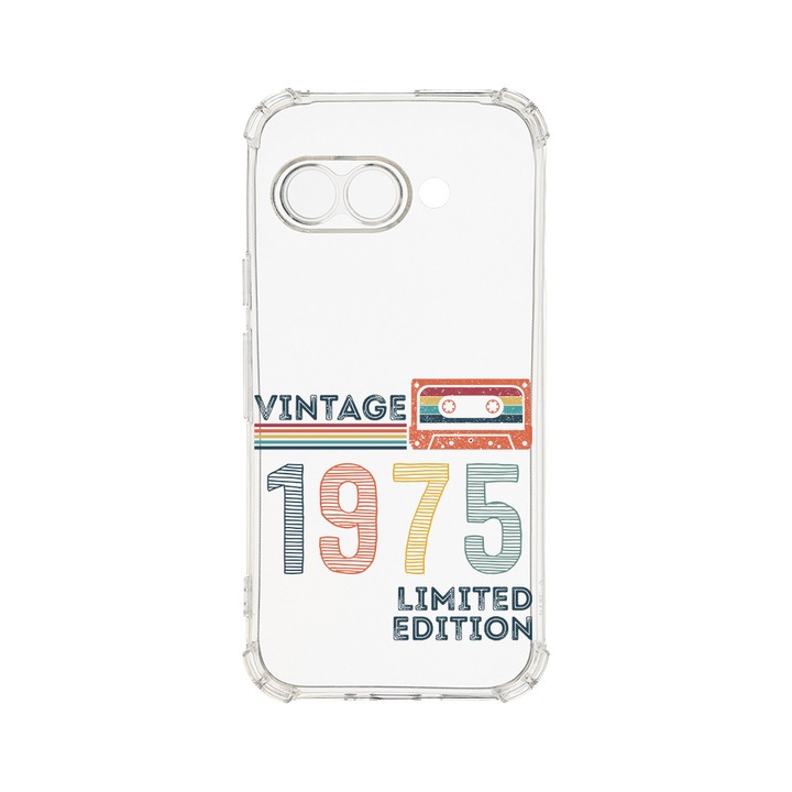 BestCase® Husa Anti Shock Pentru Google Pixel 9a, Limited Edition 1975 - Vintage Tape, 1925008 AS 1971