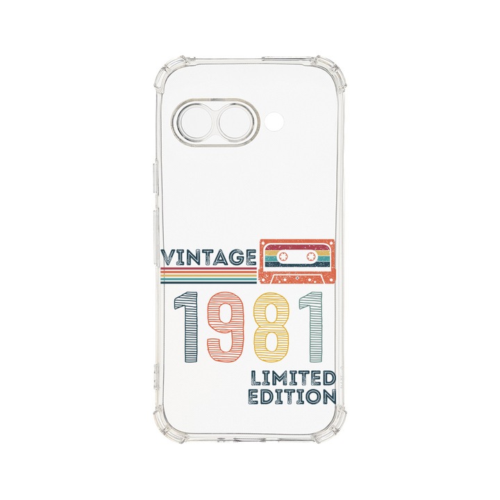 BestCase® Husa Anti Shock Pentru Google Pixel 9a, Limited Edition 1981 - Vintage Tape, 1925008 AS 1977