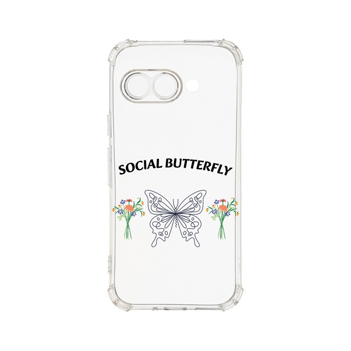 BestCase® Husa Anti Shock Pentru Google Pixel 9, Social Butterfly, 1828621 AS 1888
