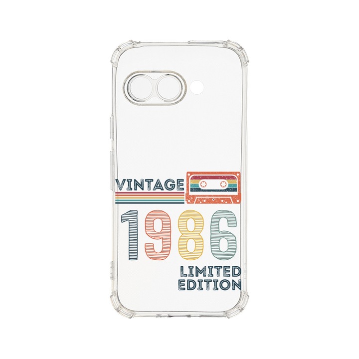 BestCase® Husa Anti Shock Pentru Google Pixel 9, Limited Edition 1986 - Vintage Tape, 1828621 AS 1982