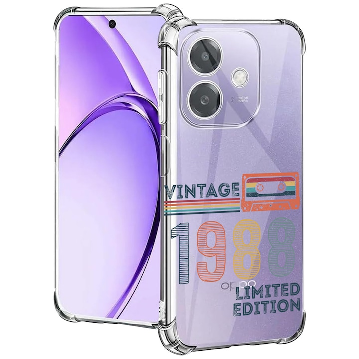 BestCase® Husa Anti Shock Pentru OPPO A40 / A40M, Limited Edition 1988 - Vintage Tape, 1946018 AS 1984