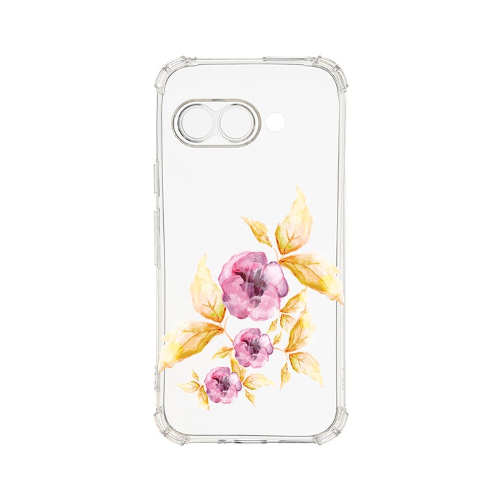 BestCase® Husa Anti Shock Pentru Google Pixel 9a, Pastel Flowers, 1925008 AS 1893