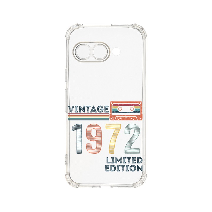 BestCase® Husa Anti Shock Pentru Google Pixel 9a, Limited Edition 1972 - Vintage Tape, 1925008 AS 1968