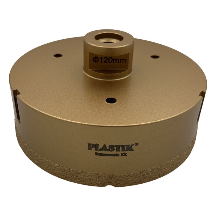 Carota diamantata premium Ø120 mm cu prindere M14 pentru polizorul unghiular