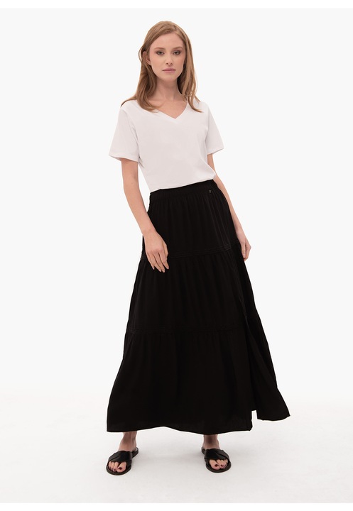 Fusta Volcano G-Flavia negru, Negru