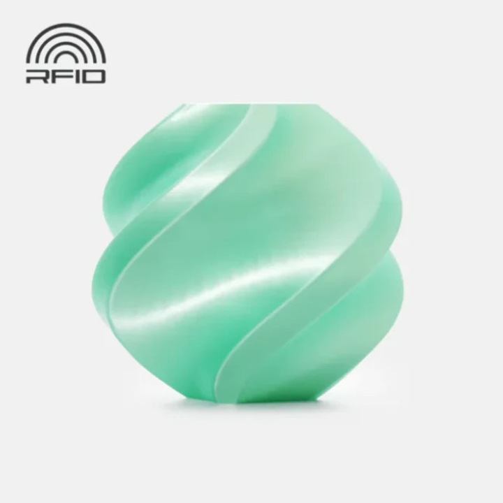 Filament tekercs, PLA Silk+, 1,75 mm, Menta, Bambu Lab