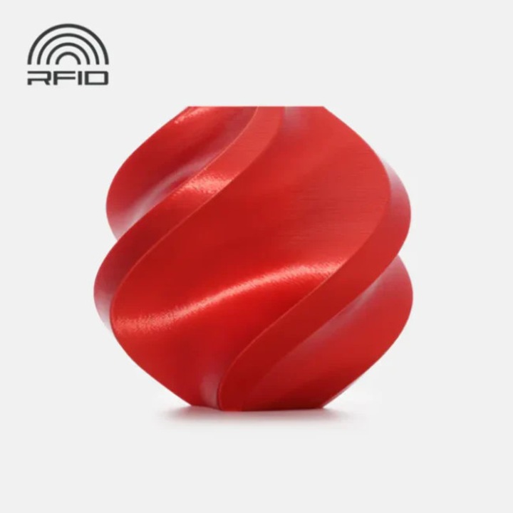 Filament tekercs, PLA Silk+, 1,75 mm, Édességpiros, Bambu Lab