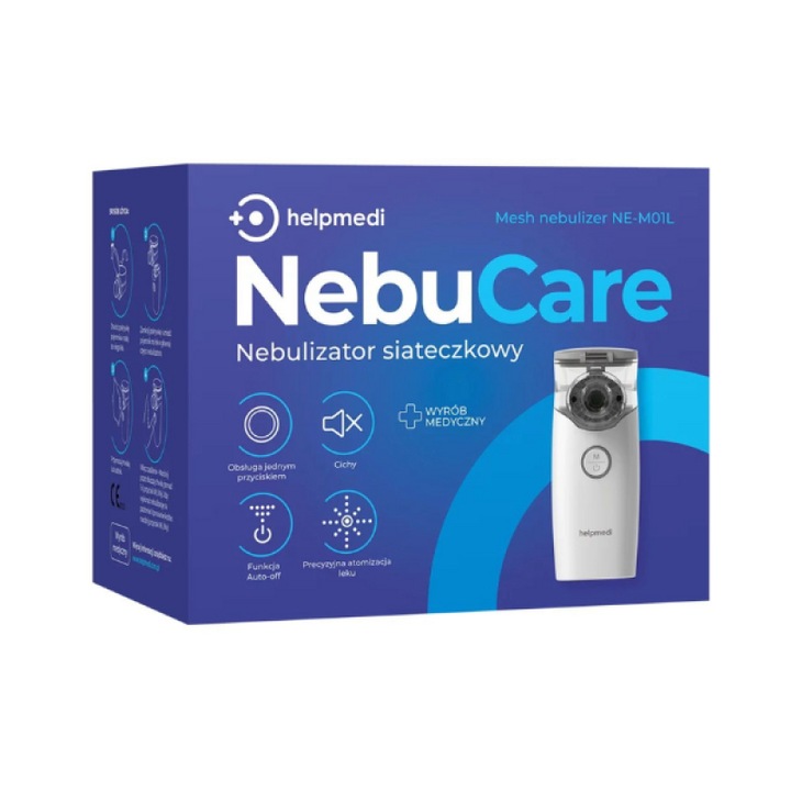 Aparat NebuCare NE-M01L, nebulizator cu plasa, 1 buc.