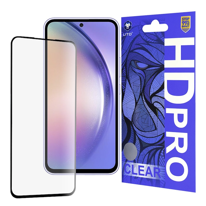 Folie pentru Samsung Galaxy A54 - Lito HD Pro Clear - Black