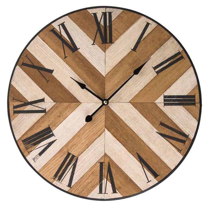Kétszínű MDF falióra ø38cm