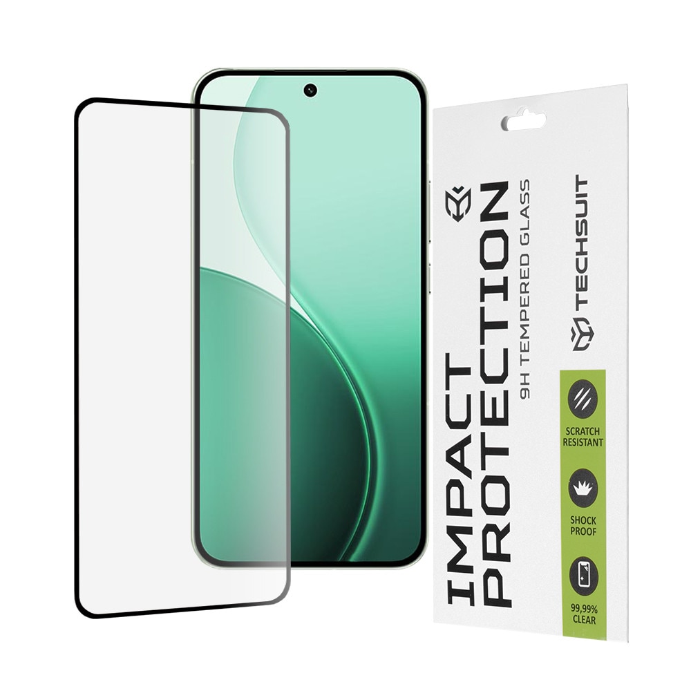 Folie pentru Oppo Reno14 - Techsuit 111D Full Cover / Full Glue Glass - Black