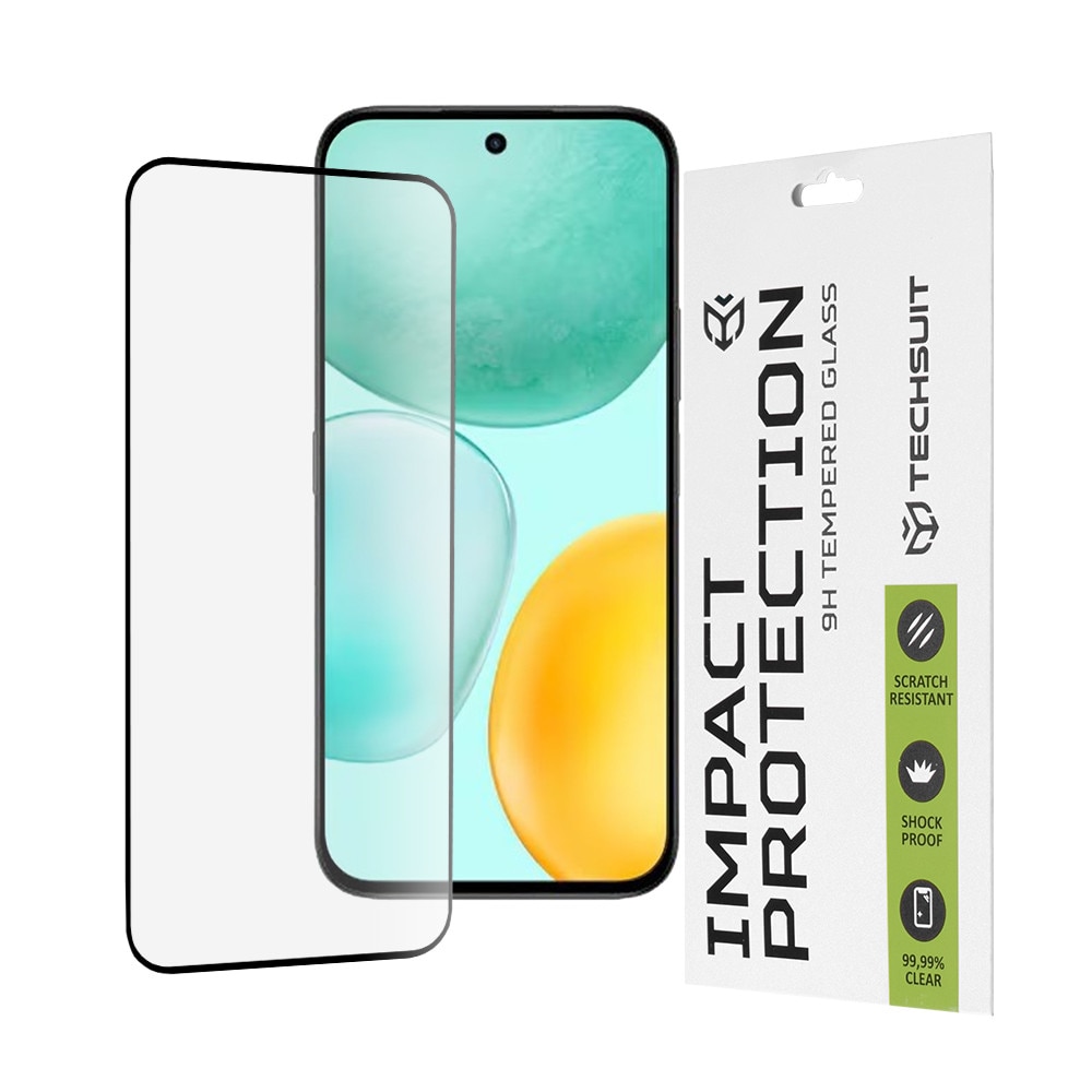 Folie pentru Honor X6c, D38, Sticla securizata, Black