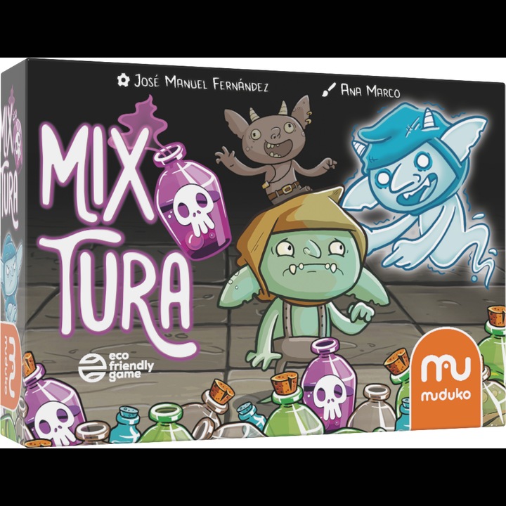 Микс тура, настолна игра, MUDUKO, 110 карти, 10 жетона, екологична