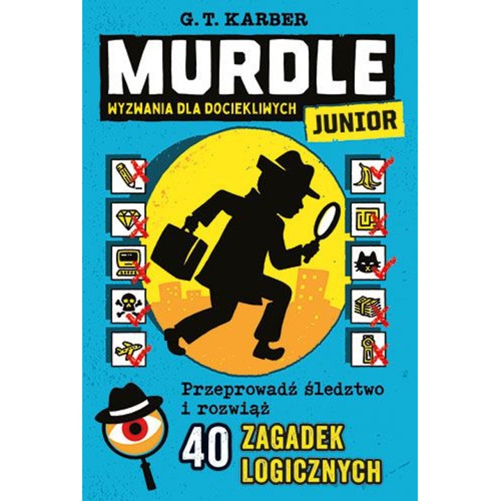 Murdle Junior, Publicat, 40 de enigme logice, fictiune