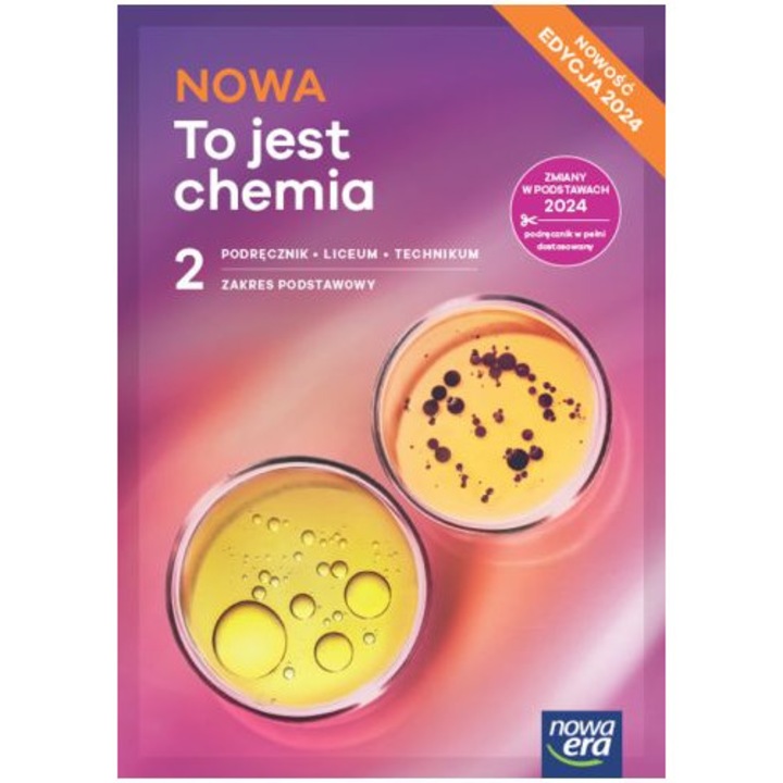 Manual de chimie, Nowa Era, 2024, 130 exercitii, format liceu si tehnicum