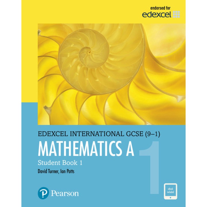 Manual de matematica, Pearson, International GCSE (9-1) Mathematics A, 2016, cu eBook inclus