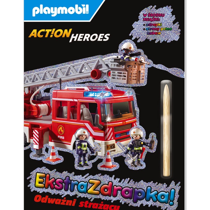 Фигурка Playmobil Action Heroes, комплект Екстраздравка, цветна, 30x45см