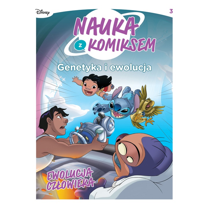 Nauka z komiksem. Genetyka i ewolucja. Ewolucja człowieka. Tom 3, EGMONT