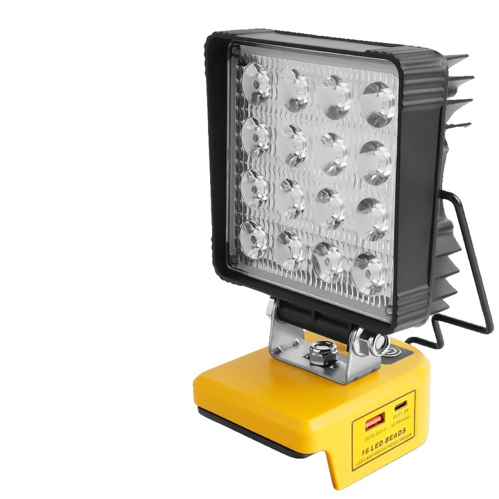 Lampa de lucru, 5800 lumeni, 3 moduri de iluminare, portabila, 18V/20V