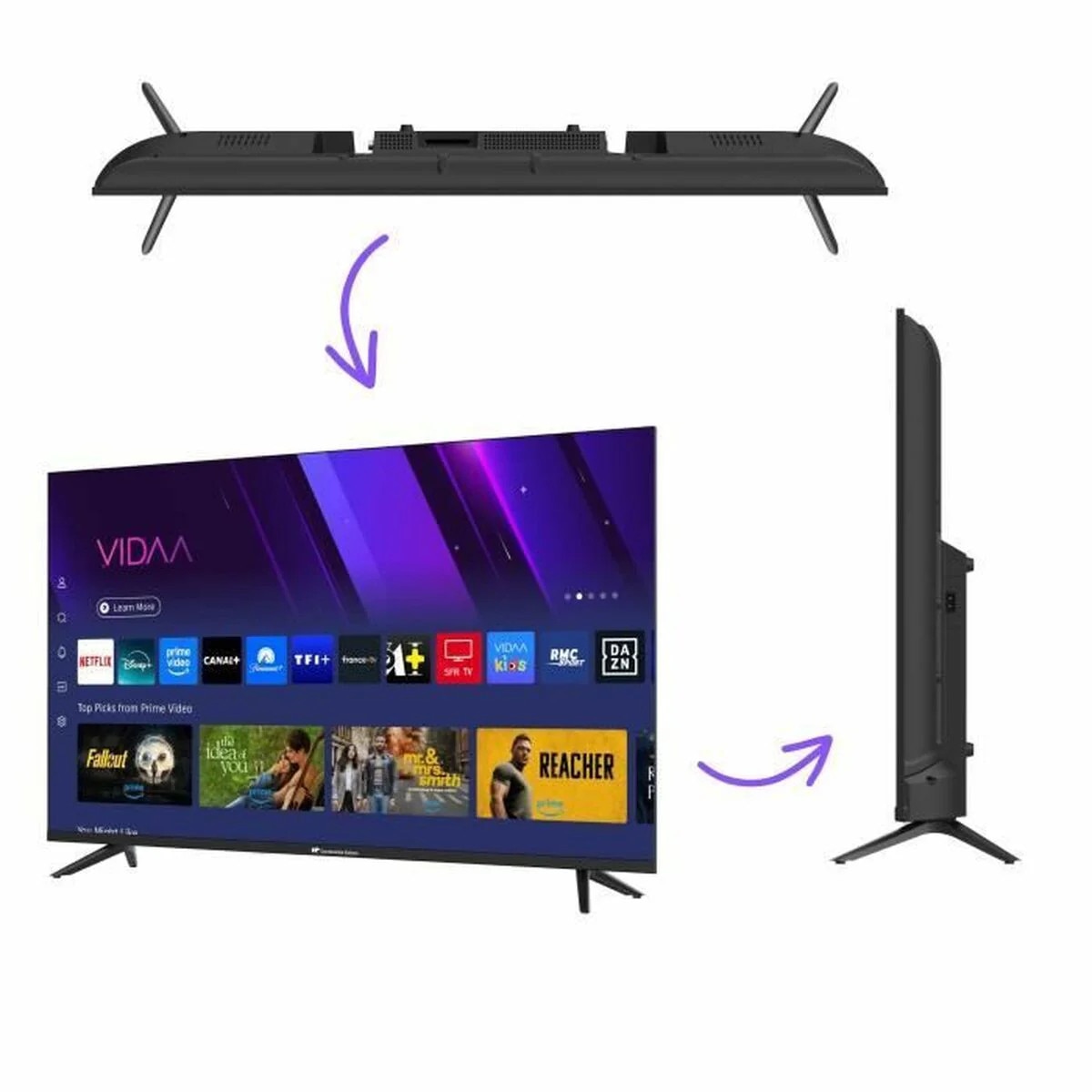 Smart TV Continental Edison CELED43SVQLD25B6 43" DLED UHD 4K