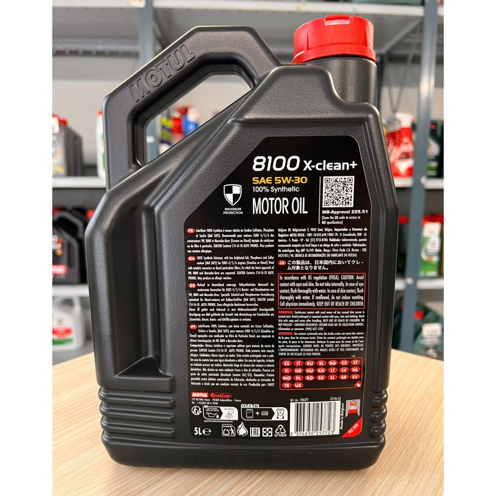 Ulei motor Motul 8100 X-clean+ 5W30 5L