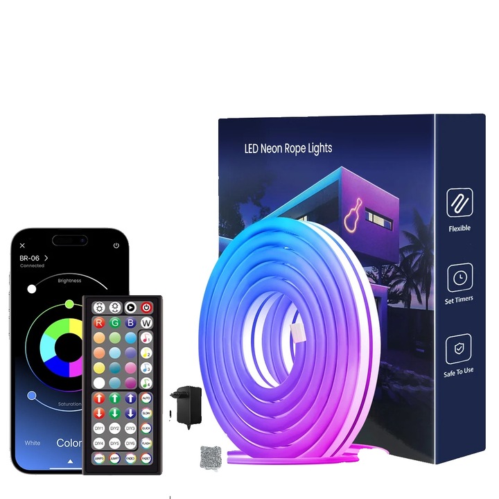 LED ленти, 20M, Водоустойчиви, Многоцветни