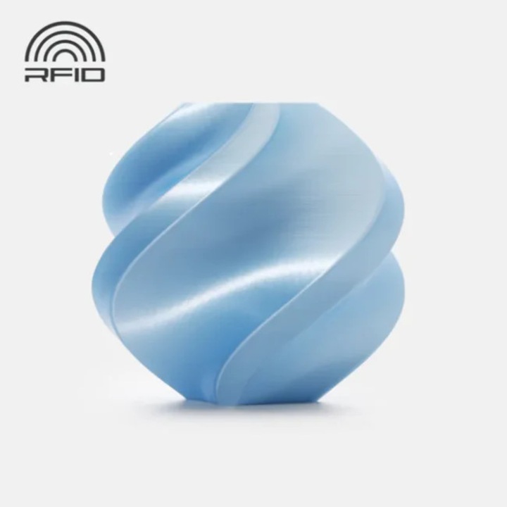 Filament tekercs, PLA Silk+, 1,75 mm, babakék, Bambu Lab