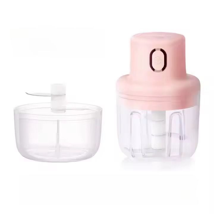 Mini Tocator Electric Wireless 250ml, Blender Portabil pentru Usturoi, Legume, Nuci, Baby Food – Lame Ascutite, Incarcare USB, Motor Puternic, Usor de Curatat