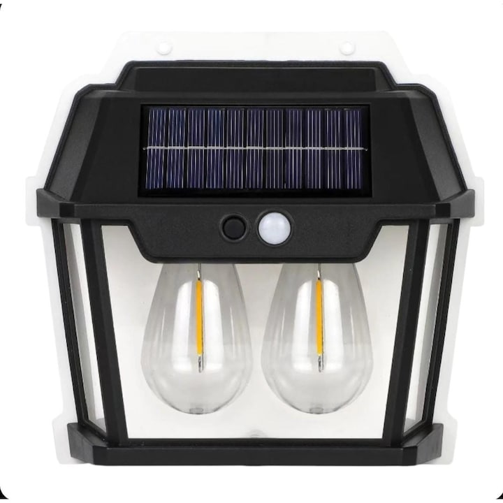 Lampa de grădină solară cu senzor LED, 30x15cm