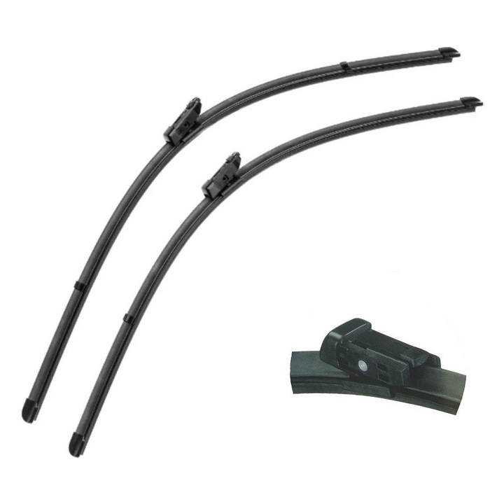 Set stergatoare parbriz 70+65 cm pentru Volkswagen Crafter Mk2 (SY/SZ), MAN TGE 2017+
