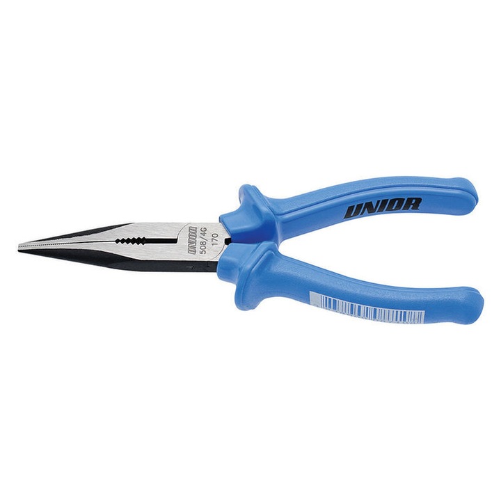 Cleste cu varf semirotund si tais lateral Unior 508/4G, 170mm, albastru