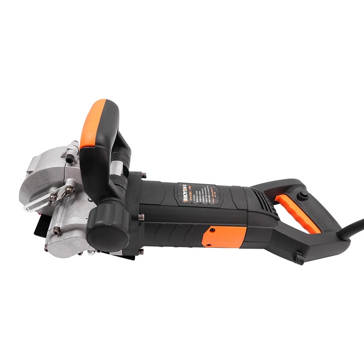 Taietor circular pentru beton 4800W, 5 lama de fierastrau, Motor din Cupru Pur, Intrerupator cu Protectie Dubla, cu Conector si Pompa de Apa, Culoare Negru