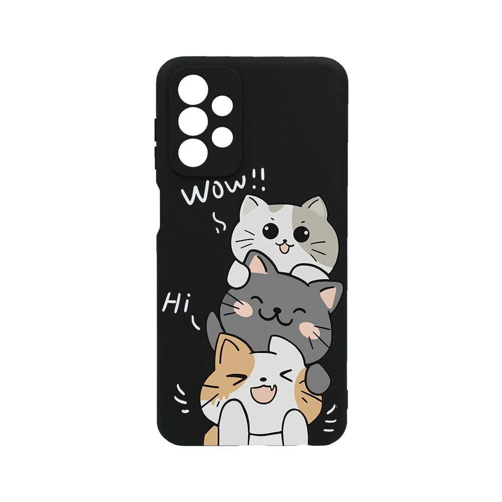 BestCase® Husa Slim Silicon pentru Samsung Galaxy A52 / A52s, Cat Wow, 1695862 B 1855