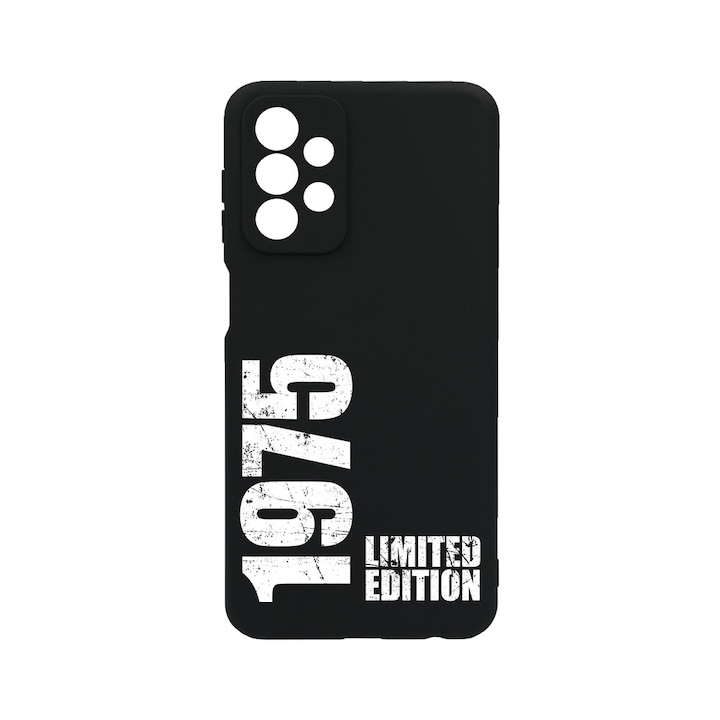 Силиконов калъф BestCase за Samsung Galaxy A53 5G, Limited Edition 1975, Slim SIlicon 0.8MM, Camera Protection, Black, 1396474 B 1950