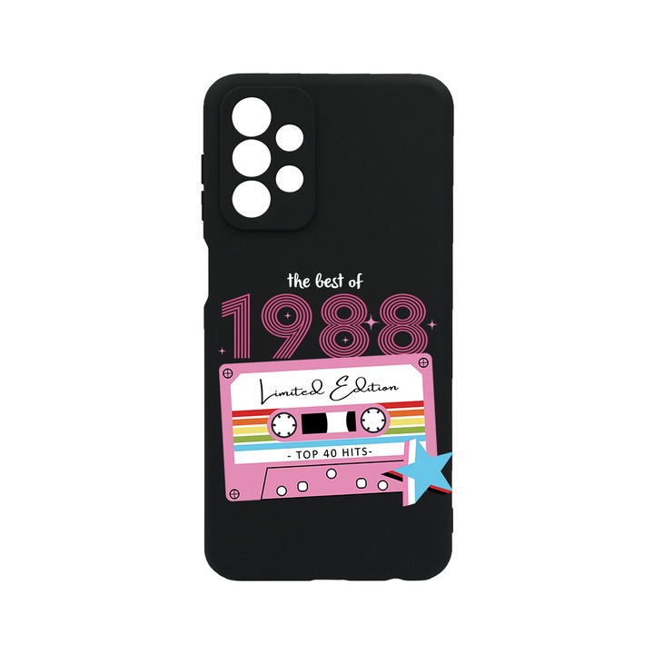 Силиконов калъф BestCase за Samsung Galaxy A53 5G, Limited Edition - Best Of 1988 - Girl Style, Slim SIlicon 0.8MM, Camera Protection, Black, 1396474 B 1942