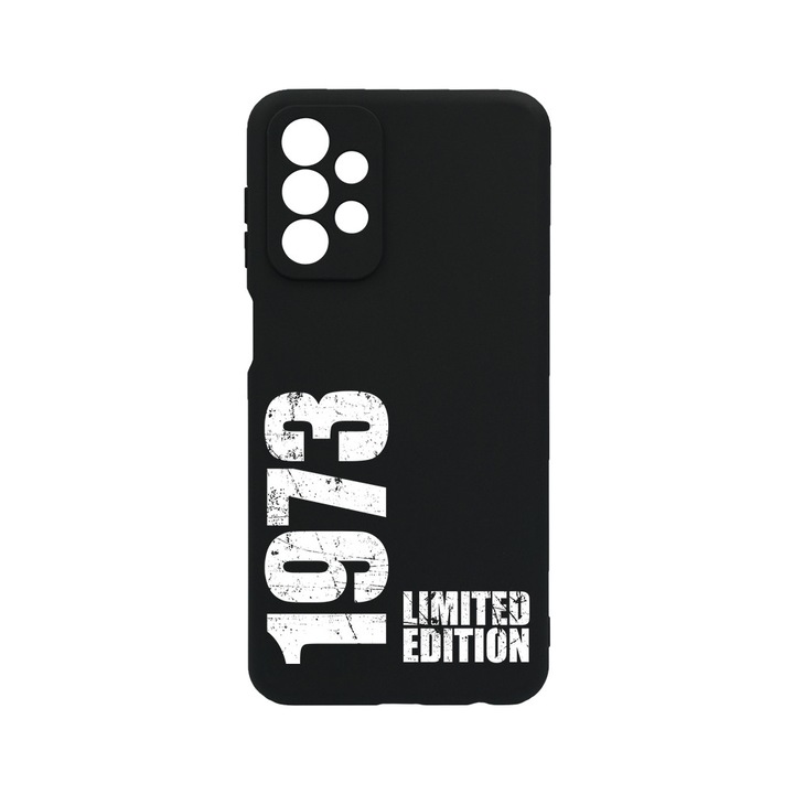 Силиконов калъф BestCase за Samsung Galaxy A53 5G, Limited Edition 1973, Slim SIlicon 0.8MM, Camera Protection, Black, 1396474 B 1948