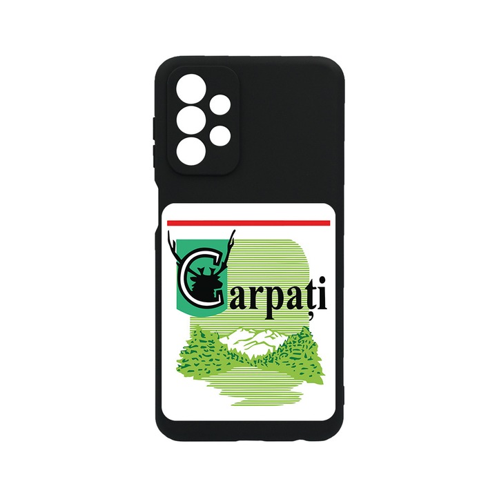 Силиконов калъф BestCase за Samsung Galaxy A53 5G, Carpati, Slim SIlicon 0.8MM, Camera Protection, Black, 1396474 B 1849
