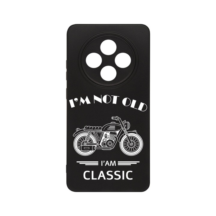 BestCase® Husa Slim Silicon pentru Xiaomi Redmi 14C / Redmi A4 / Poco C75, I'm Not Old I'm Classic, 2022874 B 1866