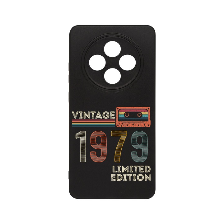 BestCase® Husa Slim Silicon pentru Xiaomi Redmi 14C / Redmi A4 / Poco C75, Limited Edition 1979 - Vintage Tape, 2022874 B 1975