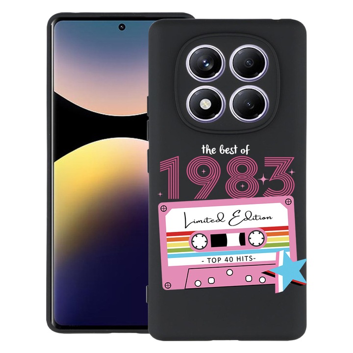 BestCase® Husa Slim Silicon pentru Xiaomi Redmi Note 14 Pro Plus, Limited Edition - Best Of 1983 - Girl Style, 2022876 B 1937