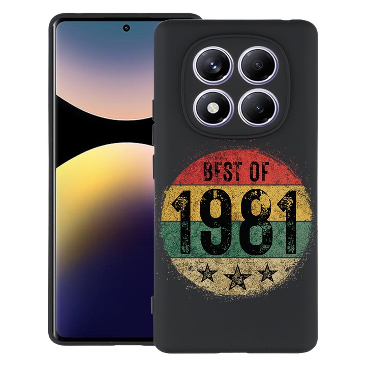 BestCase® Husa Slim Silicon pentru Xiaomi Redmi Note 14 Pro Plus, Best Of 1981, 2022876 B 1914