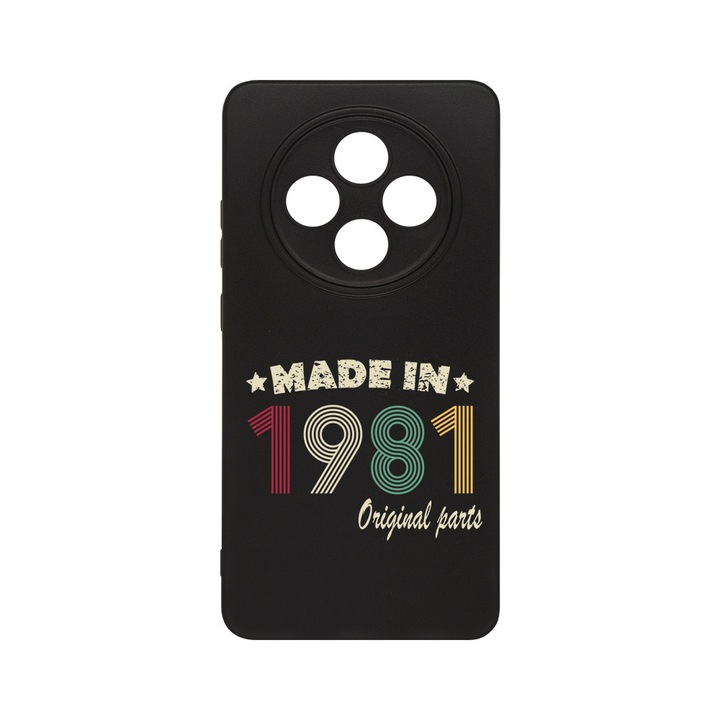 BestCase® Husa Slim Silicon pentru Xiaomi Redmi 14C / Redmi A4 / Poco C75, Original Parts - Made In 1981, 2022874 B 1998