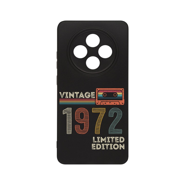 BestCase® Husa Slim Silicon pentru Xiaomi Redmi 14C / Redmi A4 / Poco C75, Limited Edition 1972 - Vintage Tape, 2022874 B 1968