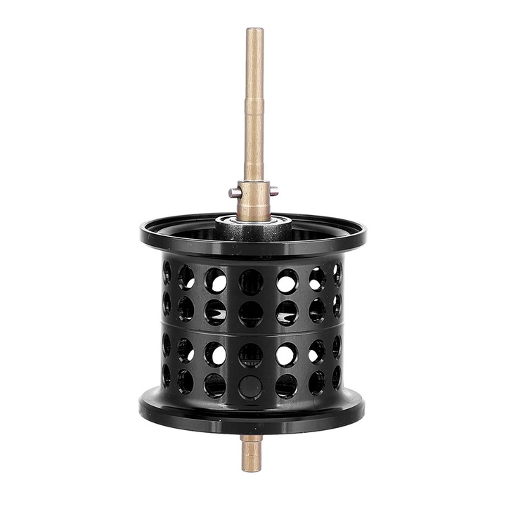 Bobina de pescuit cu rulmenti rotundi din aluminiu pentru mulinete de casting PMAX3/BMAX3/SMAX3 negru