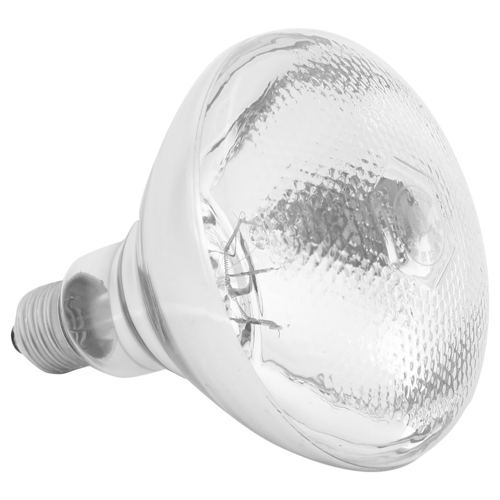 Нагревателна лампа за инкубатори за яйца, 220V-240V, Бяла стъклена крушка, Регулируема температура, Живот 5000 часа
