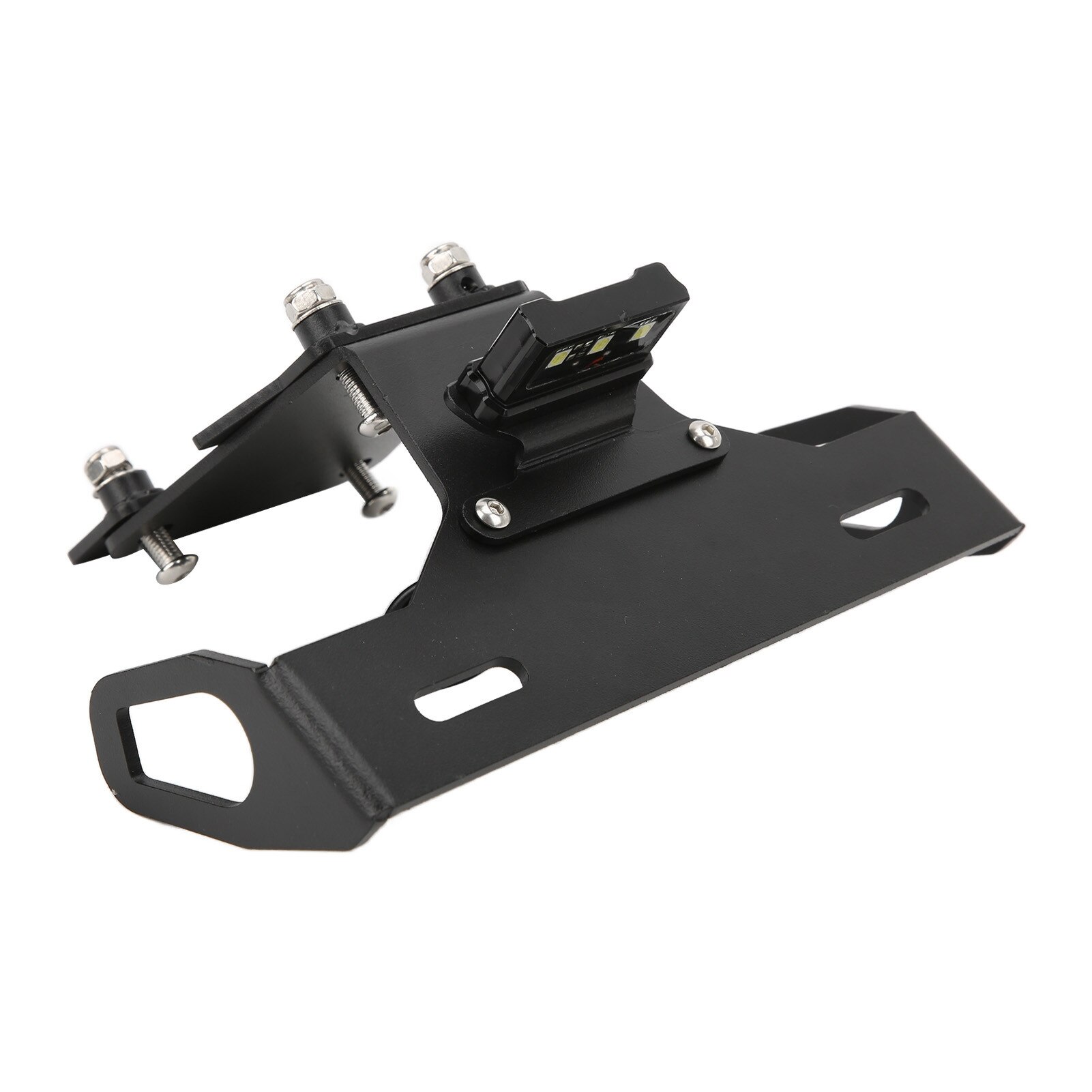 Suport numar de inmatriculare moto cu LED, carbon, pentru Kawasaki