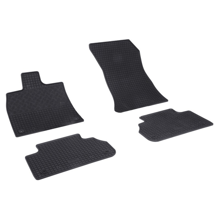 Set 4 covorase auto CRI-FLO Pentru Audi Q5 Sportback 2021-, cauciuc, negru, potrivire perfecta