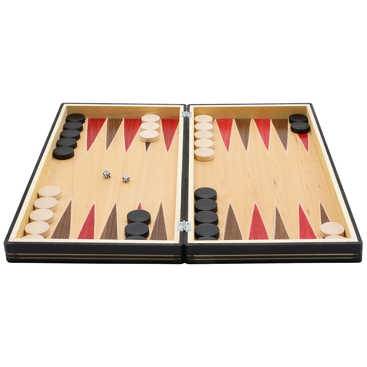 Joc Sah & Table Medias, 38 cm, Negru - eMAG.ro